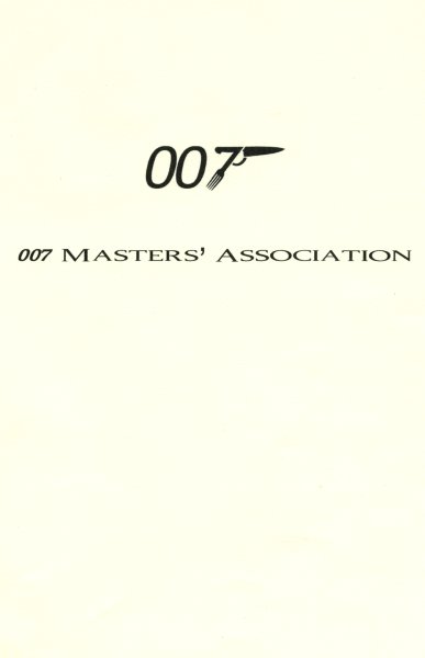007 Masters' Association - Diamond Jubilee Banquet - April 2012