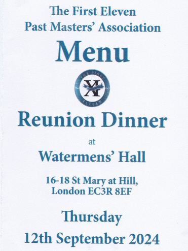 The First Eleven past masters' associatin _Reunion Dinner, Sep 2024