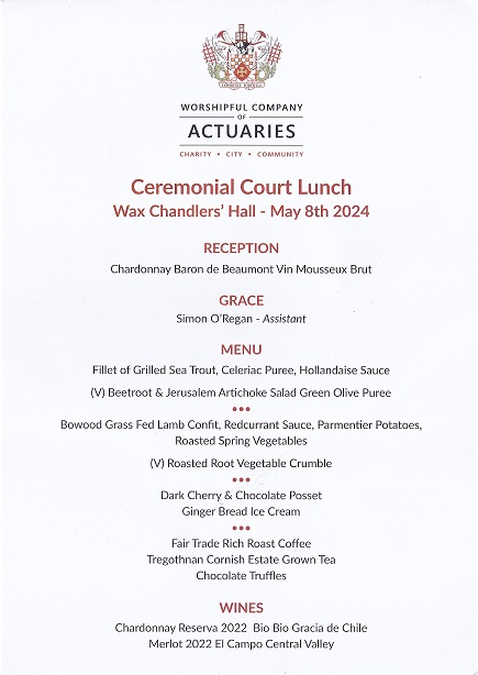 Actuaries ceremonial court dinner_may 24