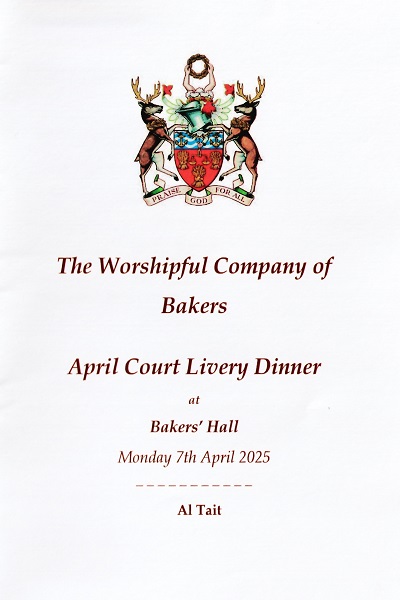 Bakers' Company - April court livery dinner_April 25