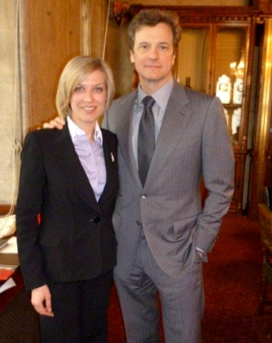 Modesta from The Cook & The Butler with Colin Firth at Guildhall, London, March 2012