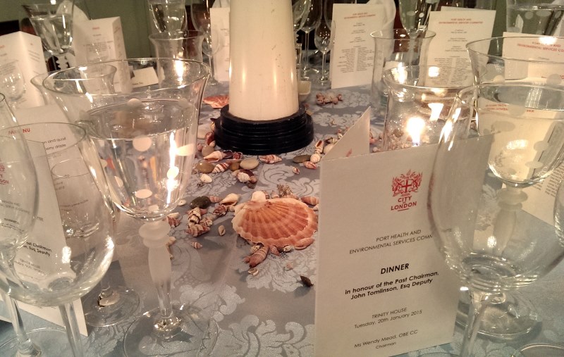 City of London Port Health and Environmental Services Committee Dinner - Jan 2015
