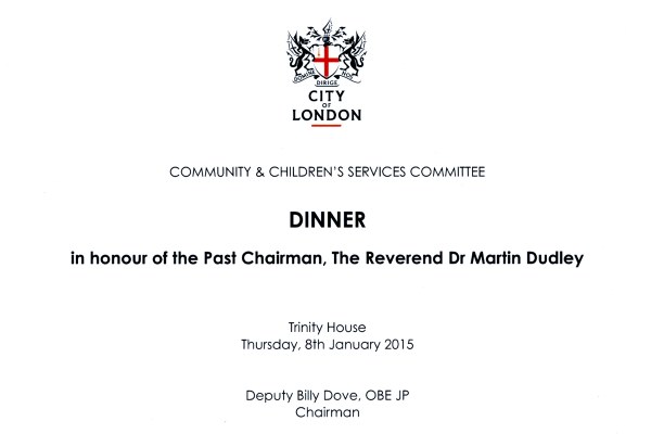 City of London Community and Children's Services Dinner Jan 2015