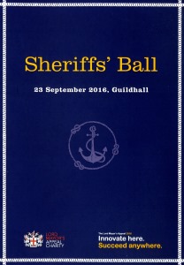 Sheriffs' Ball Sept 2016 - Guildhall, London