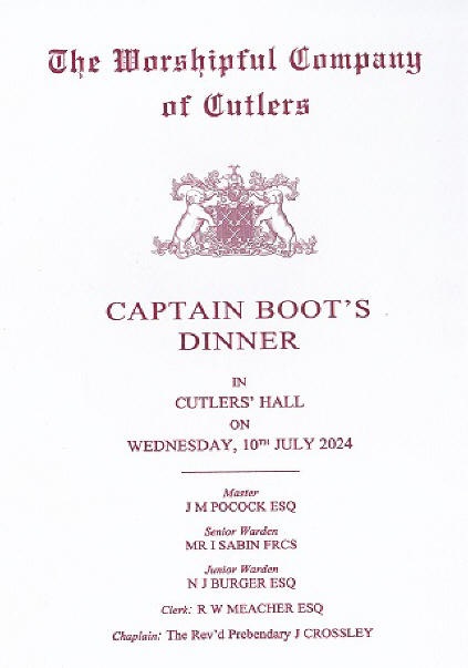 Captain Boot's Dinner_ July 24