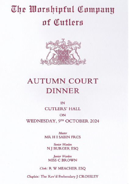 Installation Dinner_ Oct 24