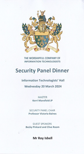 Information Tech_Security Panel dinner_March 2024
