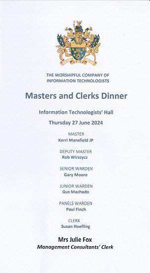 Information Tech_masters and Clerks dinner_March 2024