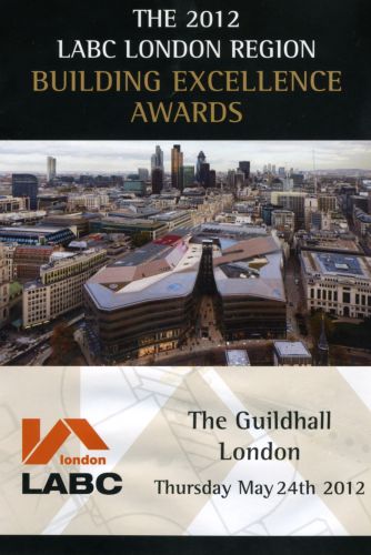 LABC London Building Excellence Awards - Guildhall, May 2012