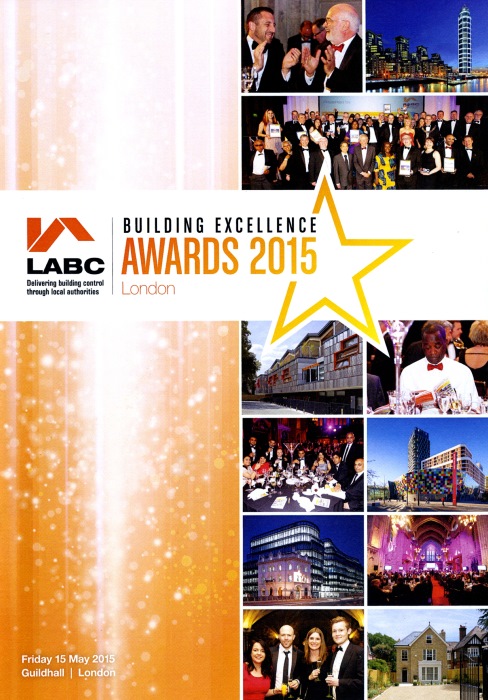 LABC London Regional Building Excellence Awards - Guildhall, May 2015