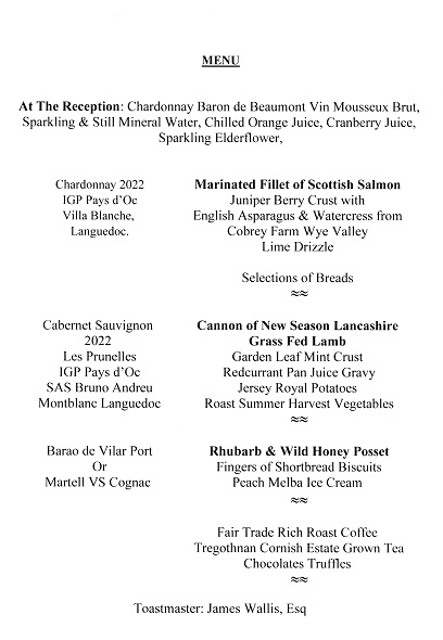 Lime Street Ward Club - Civic Luncheon - June 25