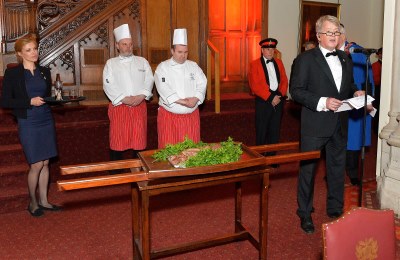 Saint George's Day Banquet, April 2015 at Guildhall, London