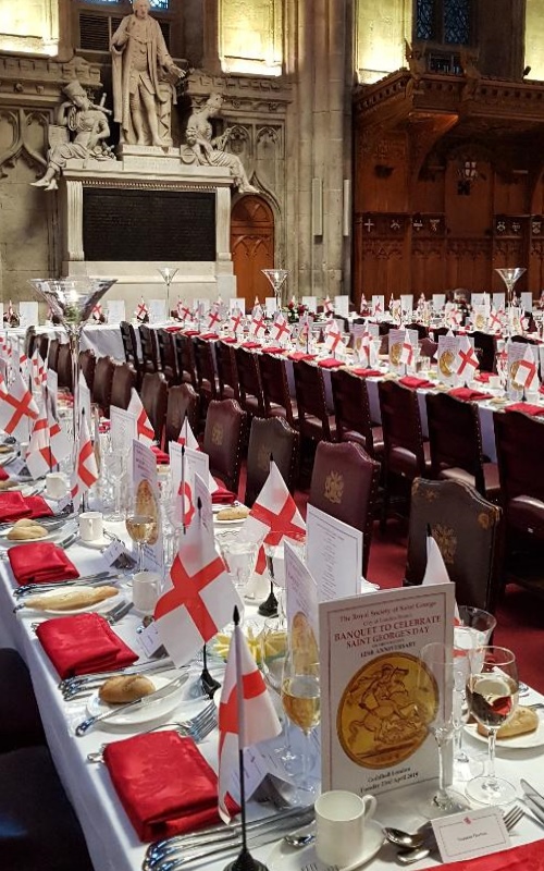 St George's Day Banquet April 2019, Guildhall,  London