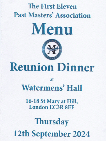 The First Eleven past masters' associatin _Reunion Dinner, Sep 2024