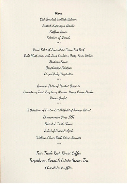 Royal Dinner Watermens’ Hall, June 2023