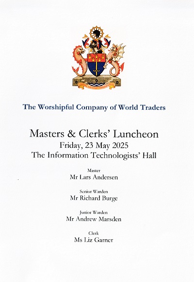 The Worshipful Company of World Traders - May 2025