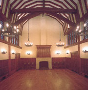 Barnard’s Inn Hall was completely refurbished in 1990 to provide full facilities for meetings, dinners, functions and conferences, whilst providing a venue of character for the discerning.