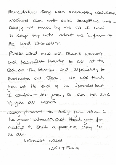 Hackney Carriage Drivers reference letter